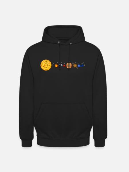 Solar system - Unisex Hoodie - black