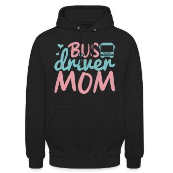 Busfahrer Mama - Unisex Hoodie - Schwarz - Vorne - Alina (178cm) & Michal (187cm)