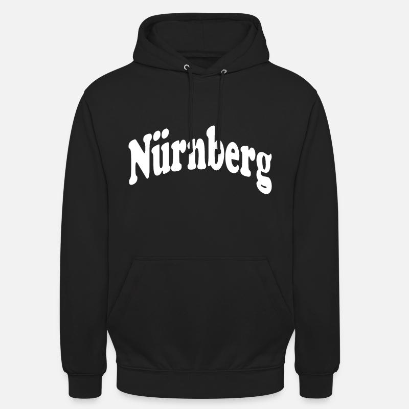 Nuremberg - Sweat-shirt à capuche unisexe - noir