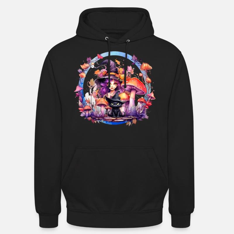 Sorcière - Sweat-shirt à capuche unisexe - noir