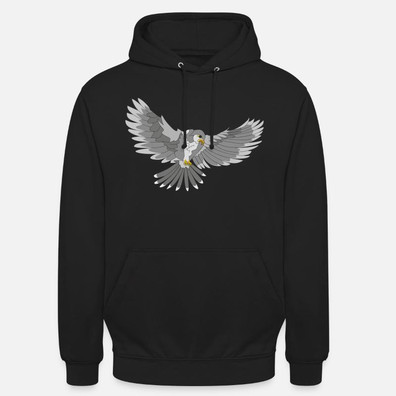 Greifvogel - Unisex Hoodie - Schwarz