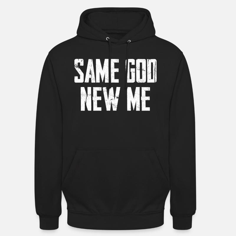 Same God New Me - Unisex Hoodie - black