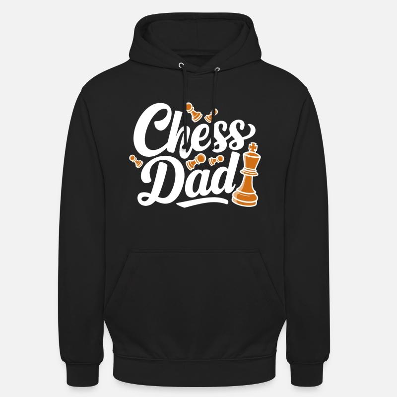 Chess Dad Chess Dire Citation - Sweat-shirt à capuche unisexe - noir