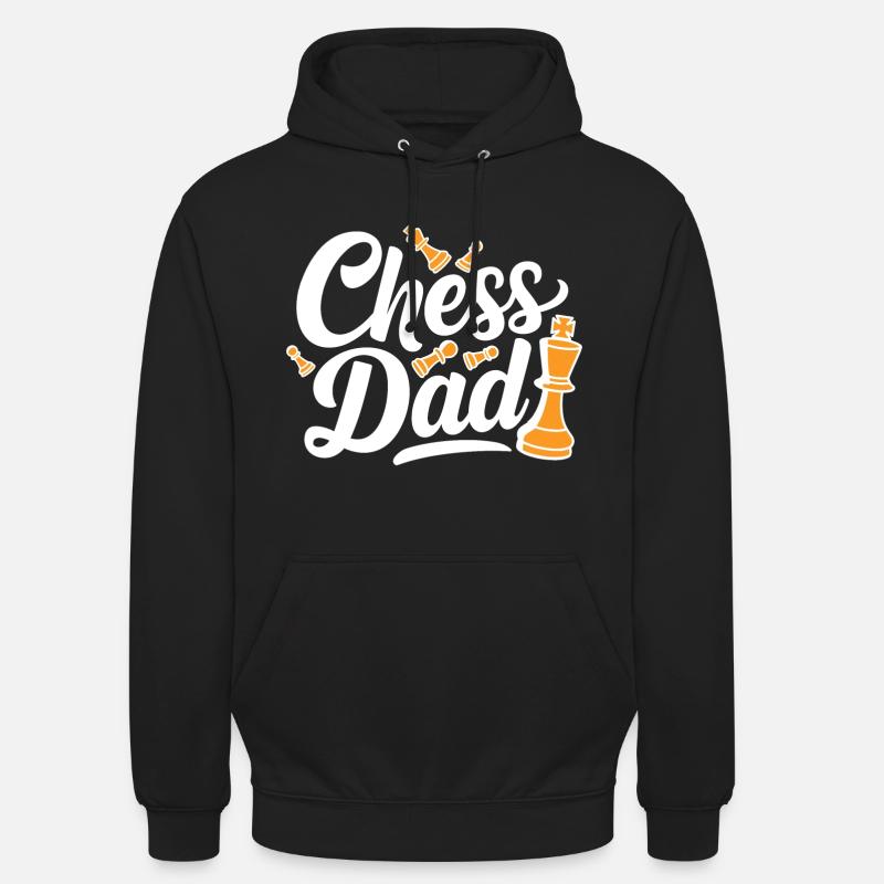Chess Dad Chess Dire Citation - Sweat-shirt à capuche unisexe - noir