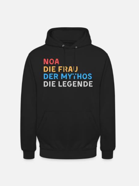 Noa Fau Mythos Legende - Unisex Hoodie - Schwarz