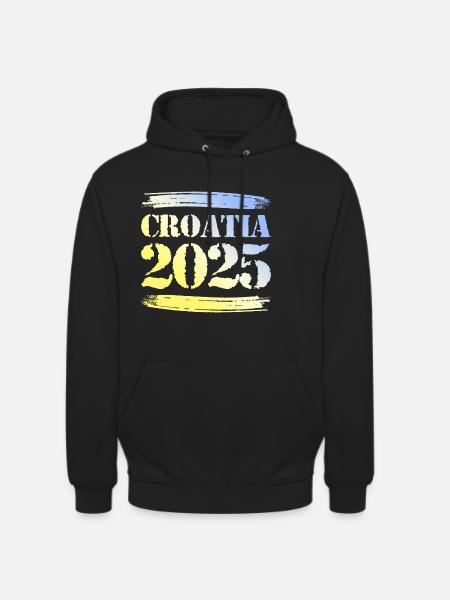 Croatia 2025 - Unisex Hoodie - black