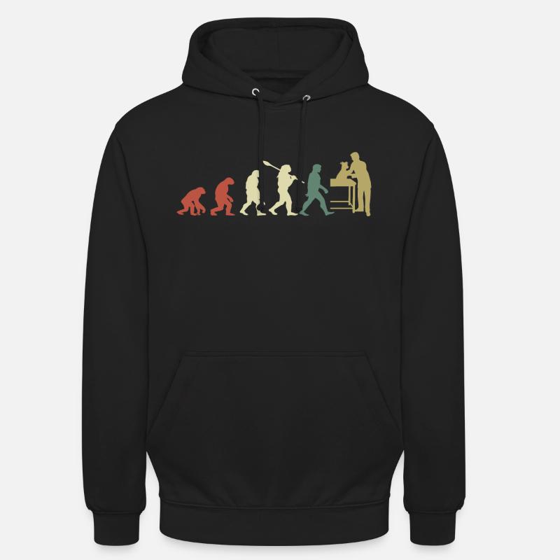 Veterinary Evolution Geschenk für Tierärzte - Unisex Hoodie - Schwarz