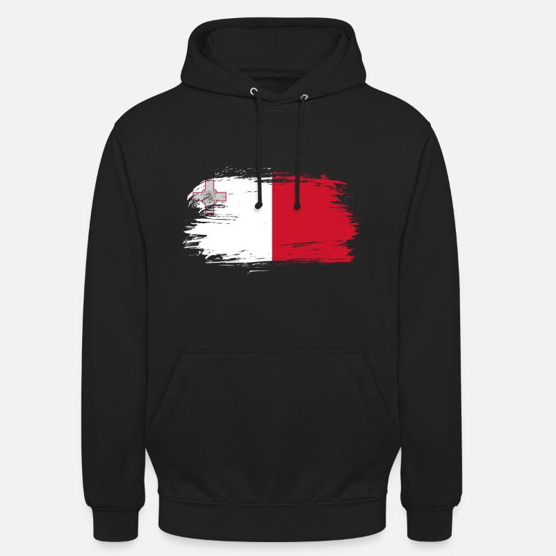 Drapeau de Malte - Sweat-shirt à capuche unisexe - noir
