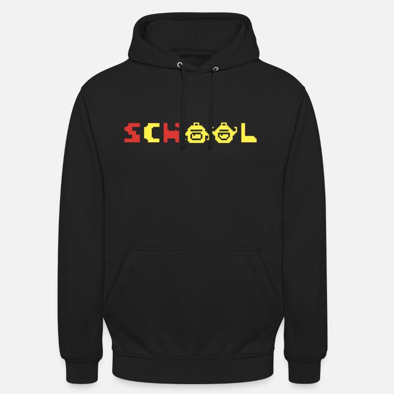 SCHOOL is Cool - Sweat-shirt à capuche unisexe - noir
