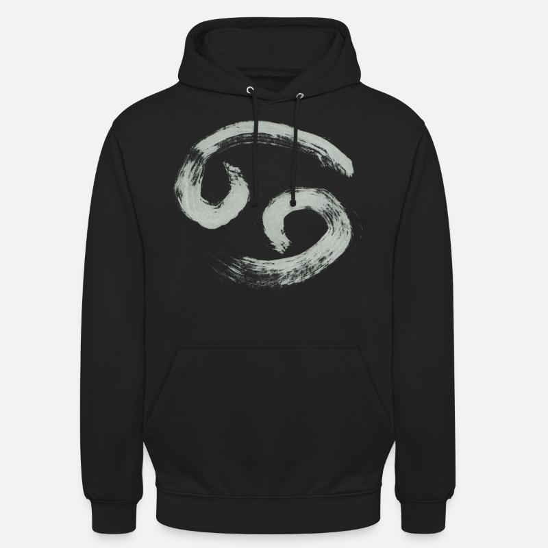 Sternzeichen Krebs - Unisex Hoodie - Schwarz