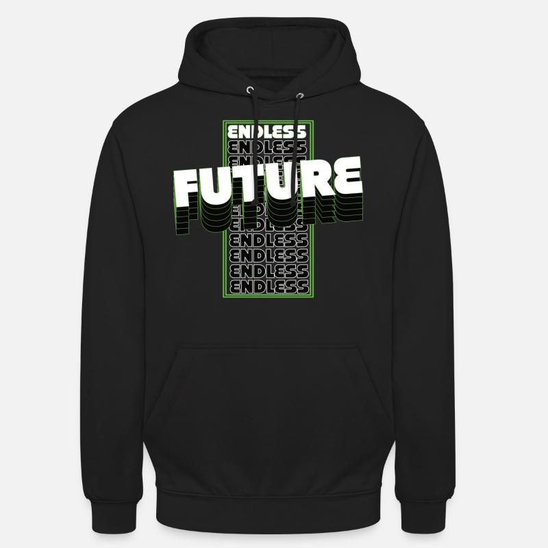 ENDLESS FUTURE - Unisex Hoodie - Schwarz