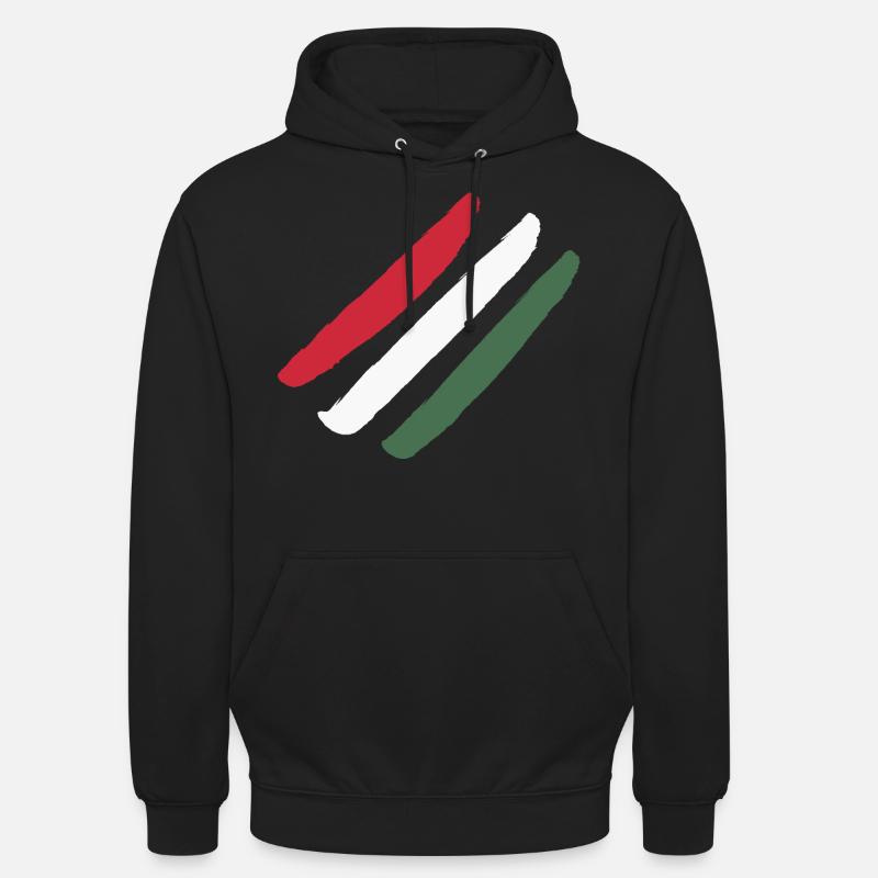 Drapeau de la Hongrie - Sweat-shirt à capuche unisexe - noir