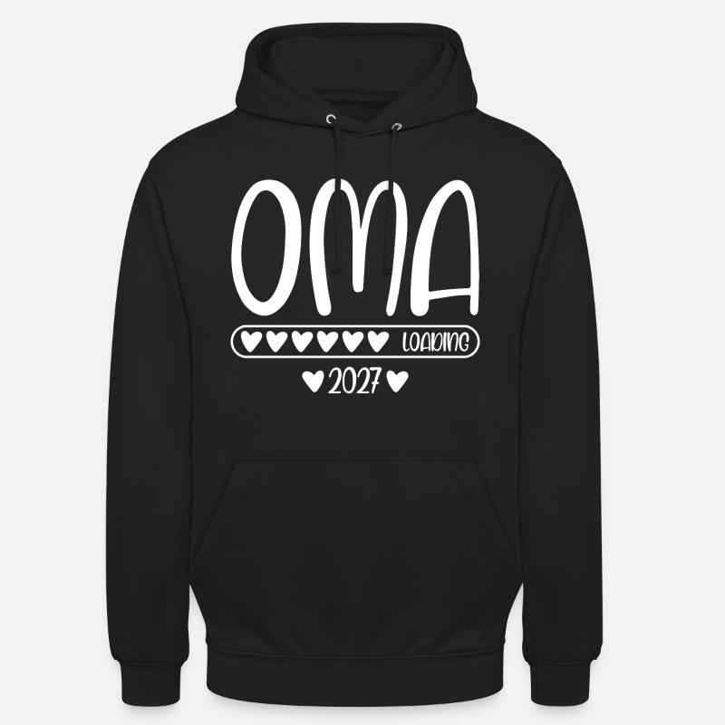 Oma 2027 loading - Unisex Hoodie - Schwarz