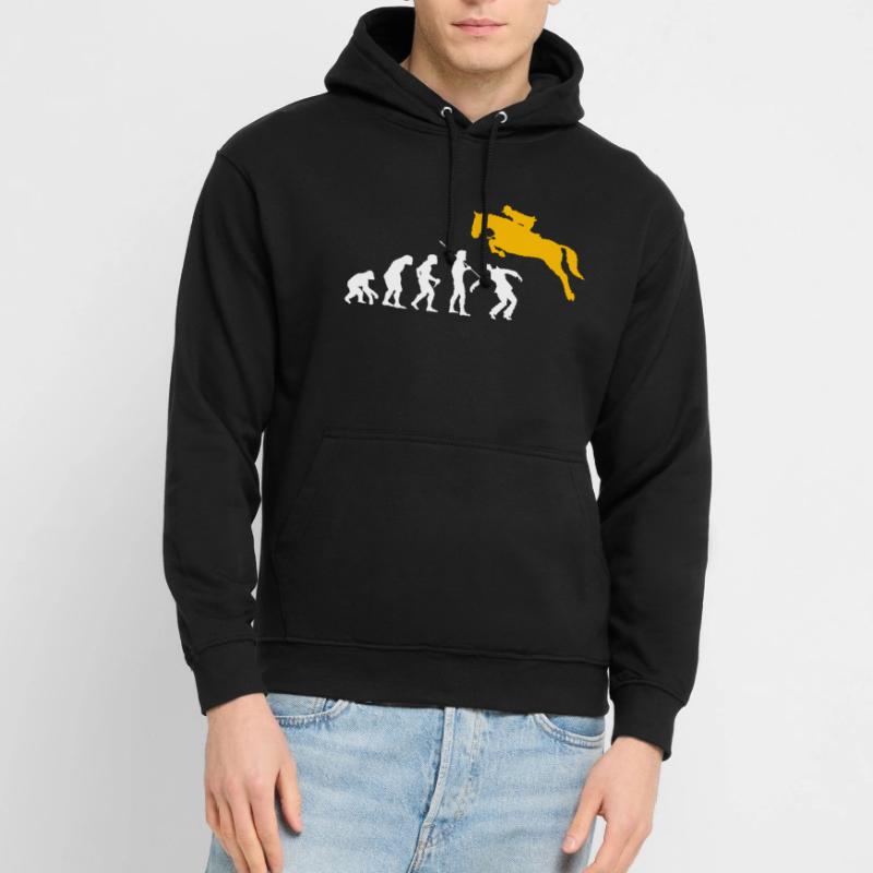 Drôle de cavalier de saut d’obstacles Cavalier Cavalier cavalier Cavalier Sweat-shirt à capuche unisexe