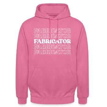 Verarbeiter Hersteller Produzent Assembler Builder - Unisex Hoodie - Pink - Vorne - Alina (178cm) & Michal (187cm)