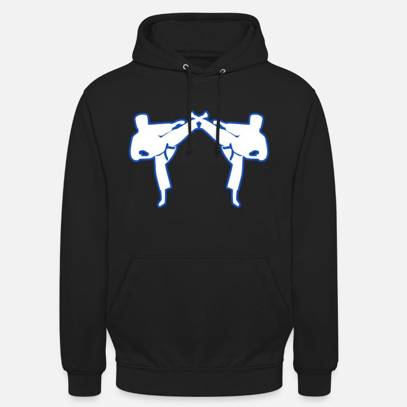Karaté Temps Libre Cadeau Karatéka Sport de Combat - Sweat-shirt à capuche unisexe - noir