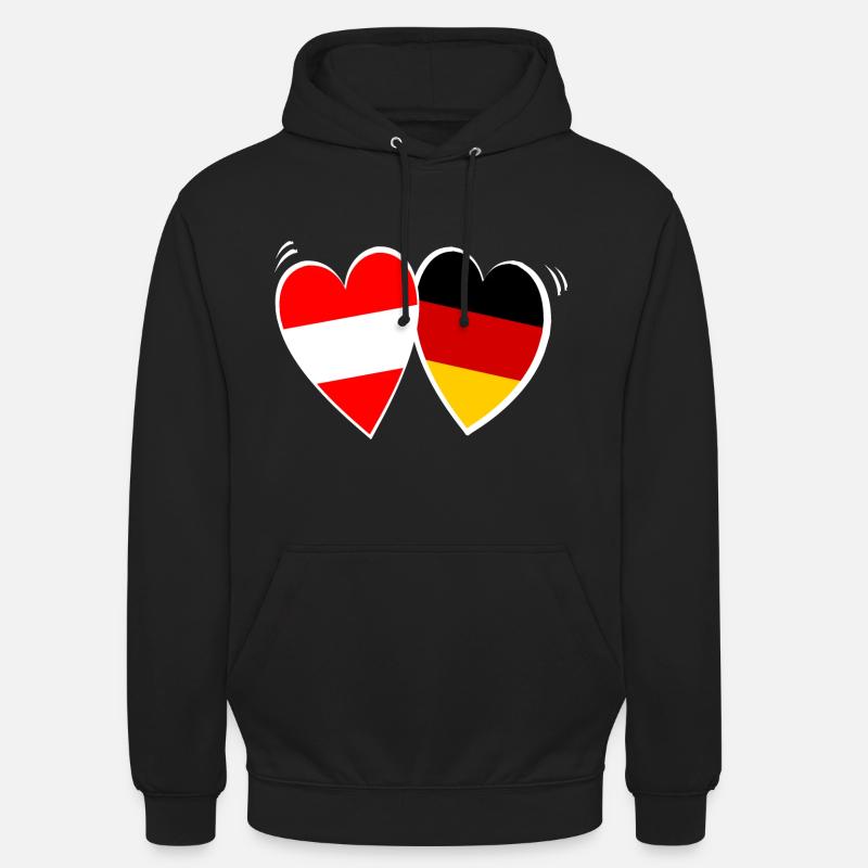 Austrian German Love - Unisex Hoodie - black