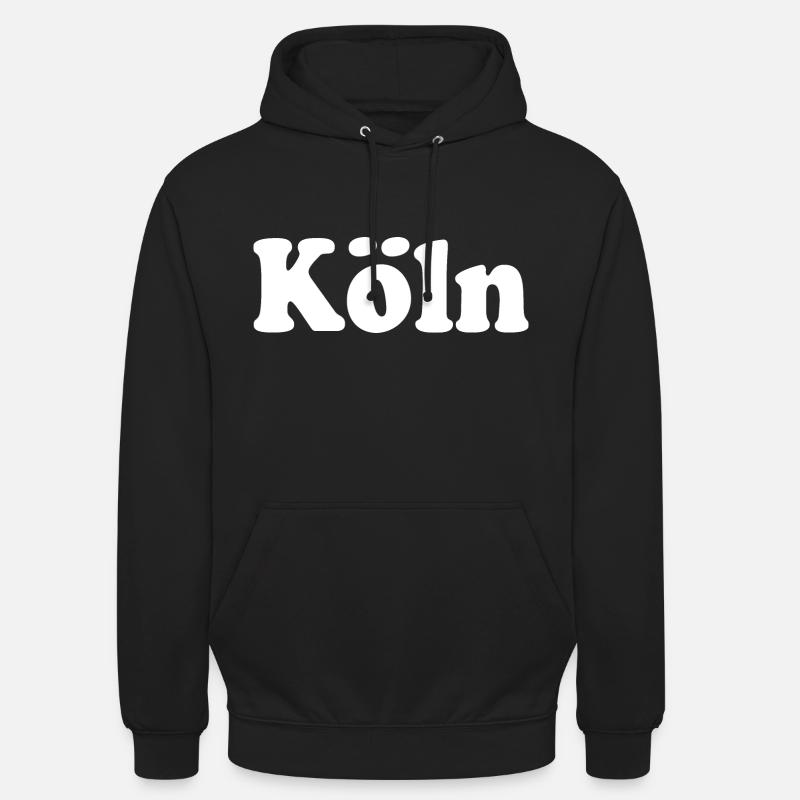 Cologne - Sweat-shirt à capuche unisexe - noir