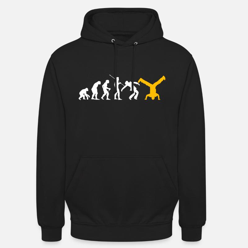 Breakdance - Sweat-shirt à capuche unisexe - noir