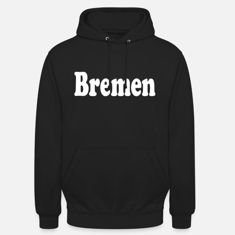 Brême - Sweat-shirt à capuche unisexe - noir