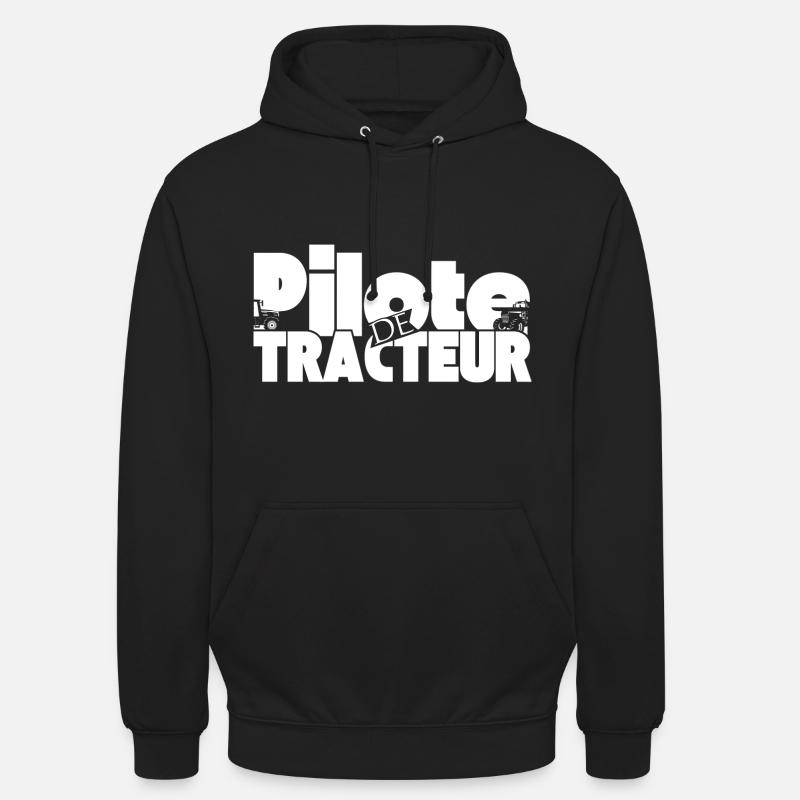 Tractor Driver - Unisex Hoodie - black