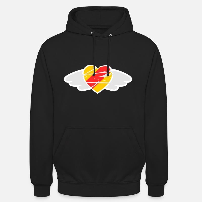Les ailes de Badner - Sweat-shirt à capuche unisexe - noir