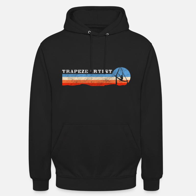 Chapiteau de cirque - Sweat-shirt à capuche unisexe - noir