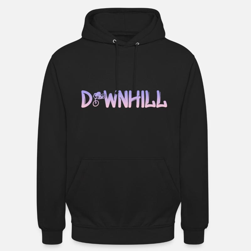 Downhill - Unisex Hoodie - Schwarz