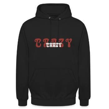 Crazy Crazy Crazy Me - Sweat-shirt à capuche unisexe - noir - Devant - Alina (178cm) & Michal (187cm)
