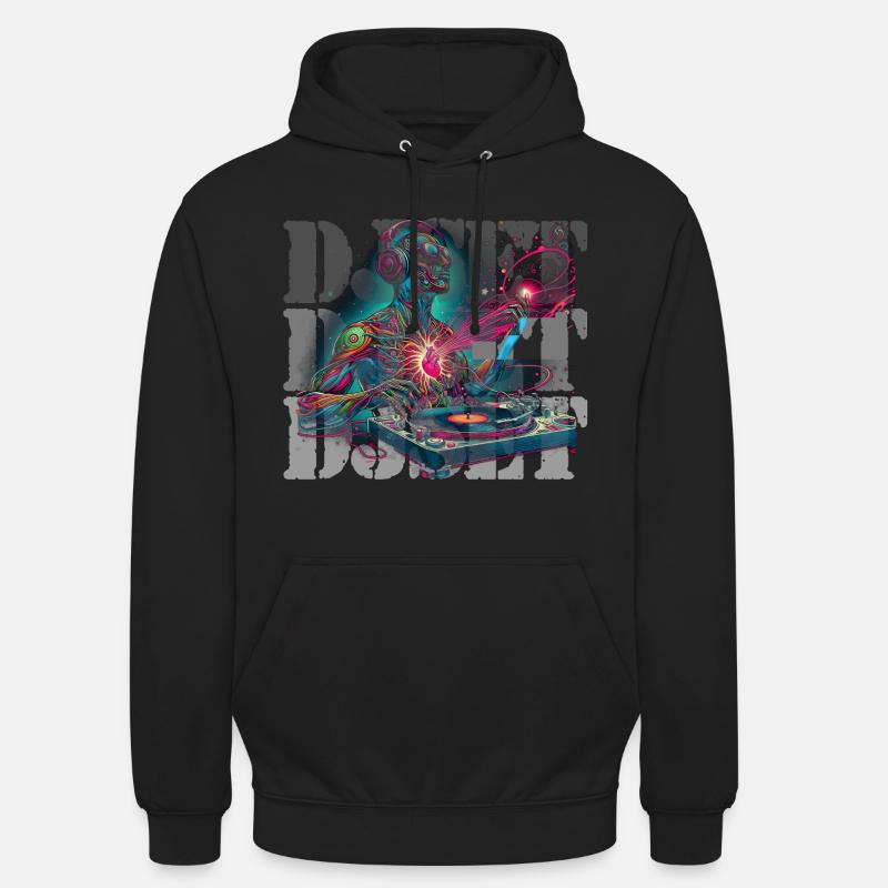 DJ Set - Unisex Hoodie - Schwarz
