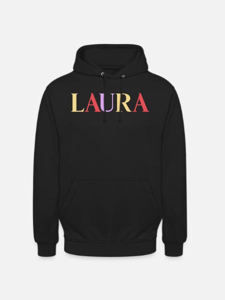 Name Spanierin Laura - Unisex Hoodie - Schwarz