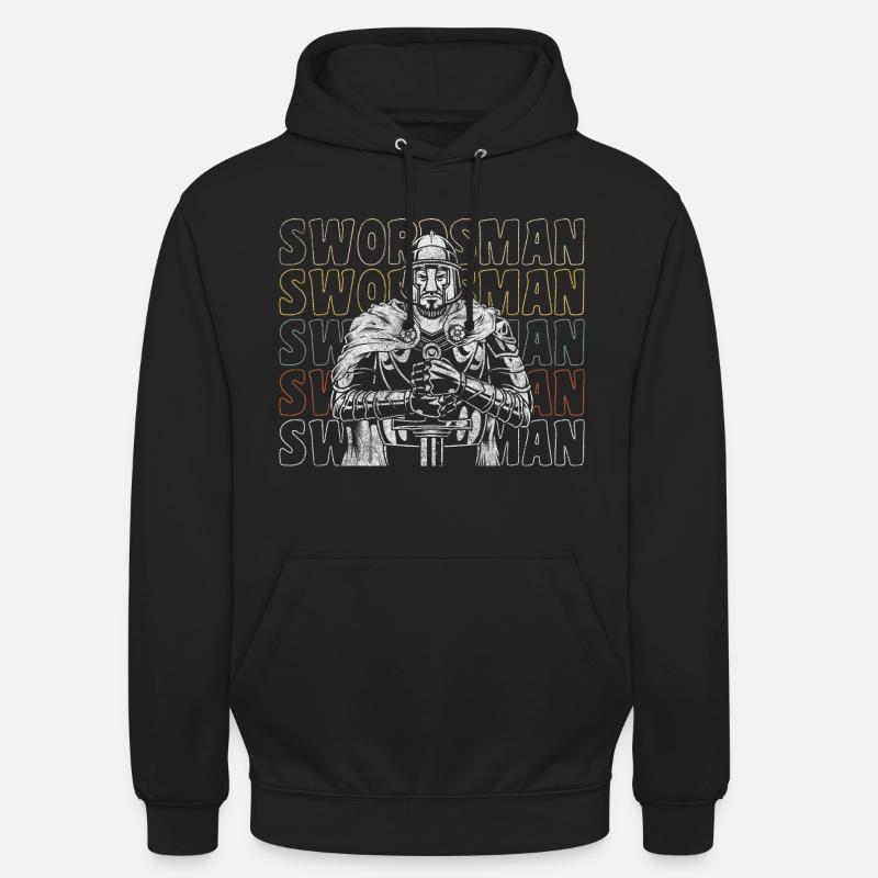 Épée Épée Guerrier Épées - Sweat-shirt à capuche unisexe - noir