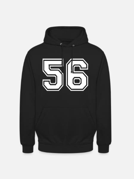 56 - Unisex Hoodie - Schwarz