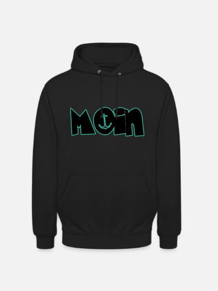 Moin - Unisex Hoodie - Schwarz