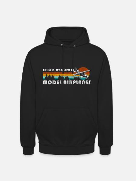 Modellflieger Modell Pilot Testpilot - Unisex Hoodie - Schwarz