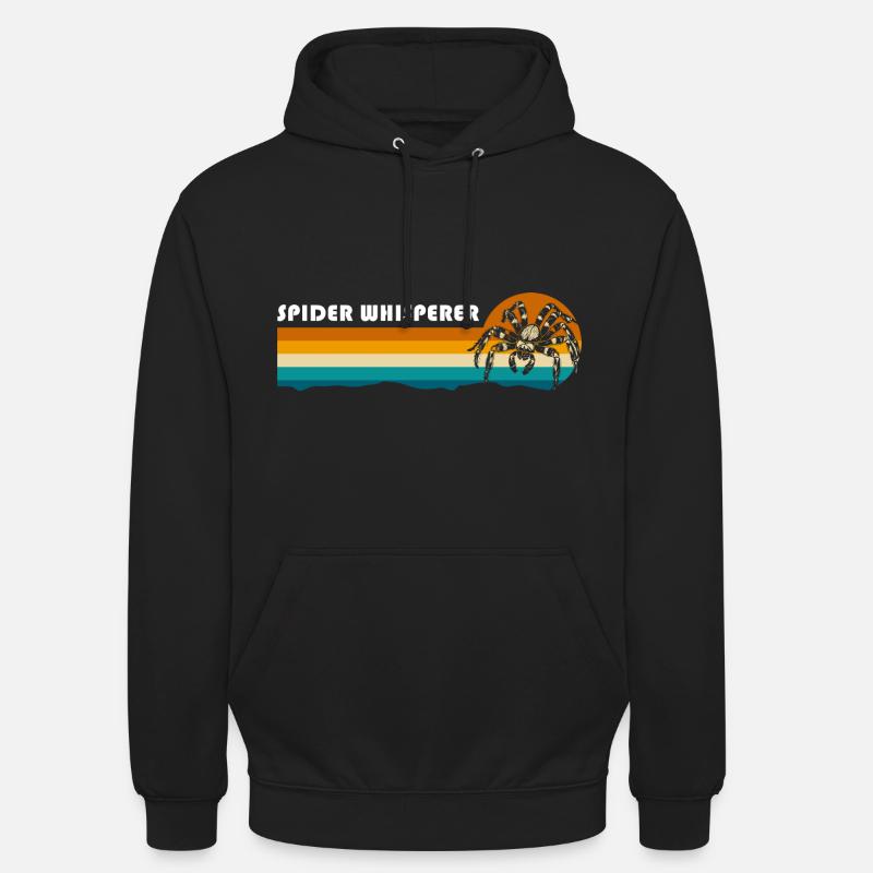 Spinne Netz Biss - Unisex Hoodie - Schwarz