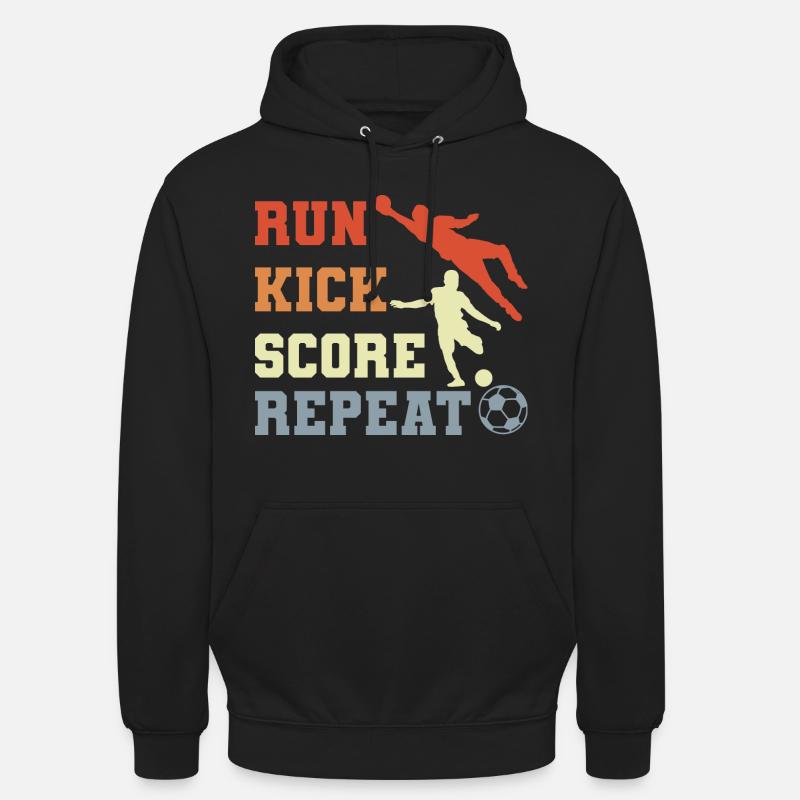 Fußballspieler Routine - Unisex Hoodie - Schwarz