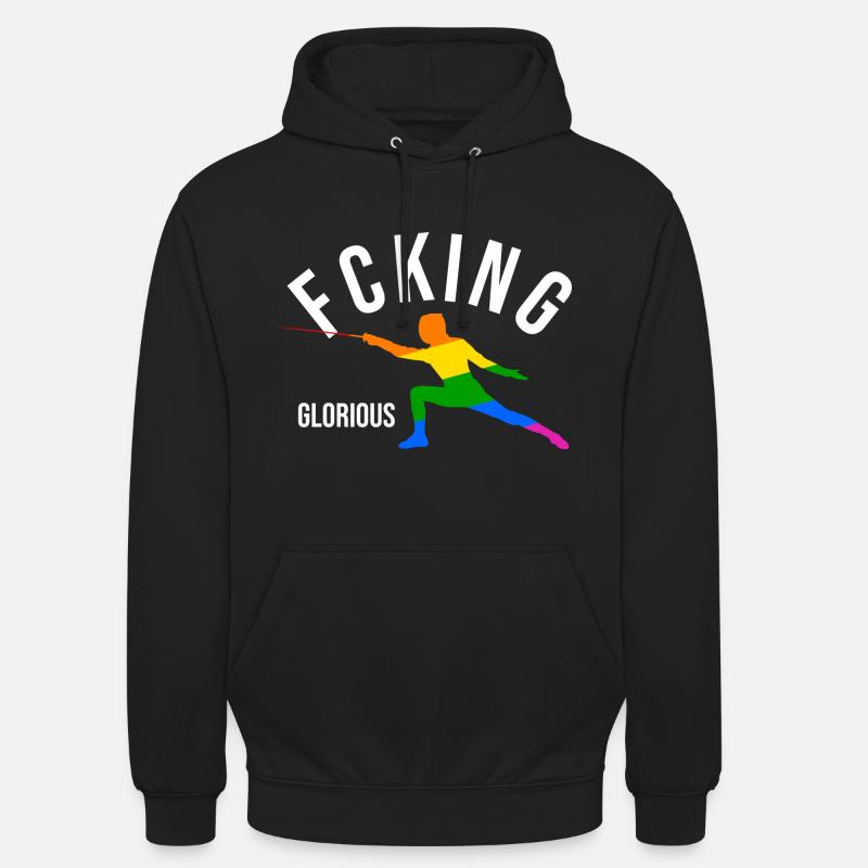 Fcking Glorious Fechter - Unisex Hoodie - Schwarz