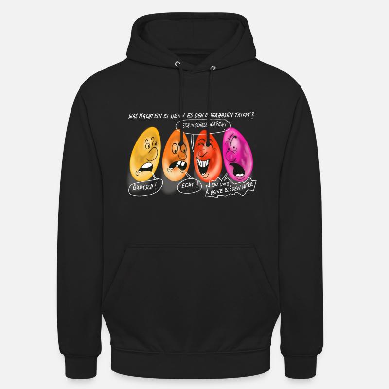 Ostereier - Unisex Hoodie - Schwarz
