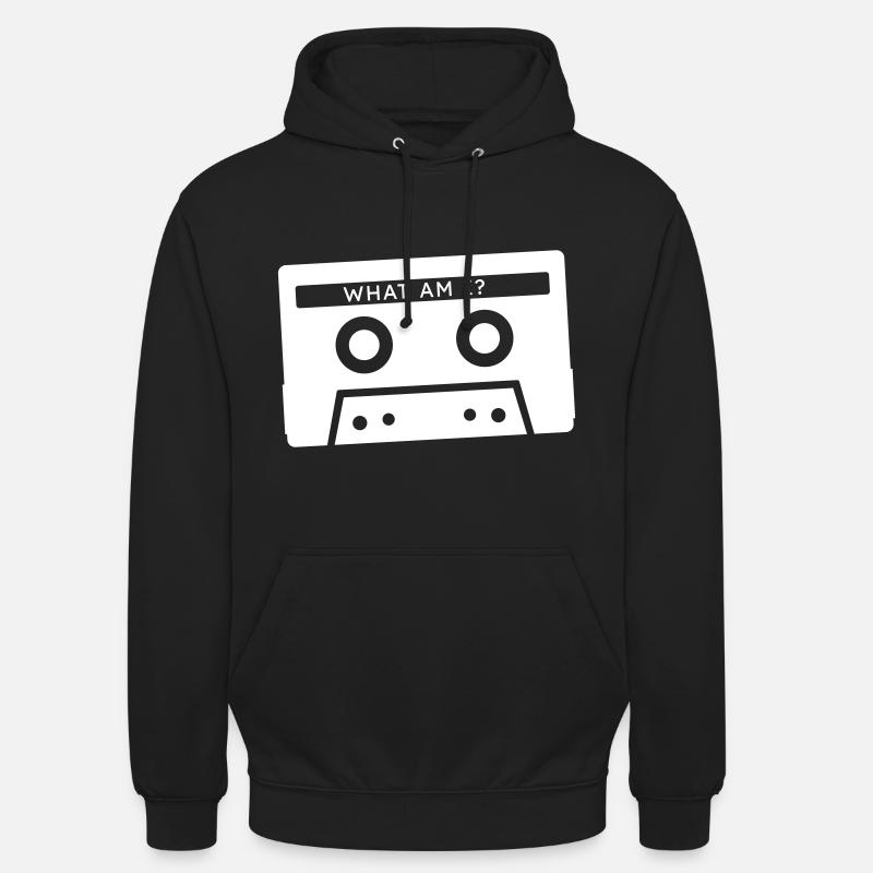 Qu’est-ce qu’une cassette - Sweat-shirt à capuche unisexe - noir
