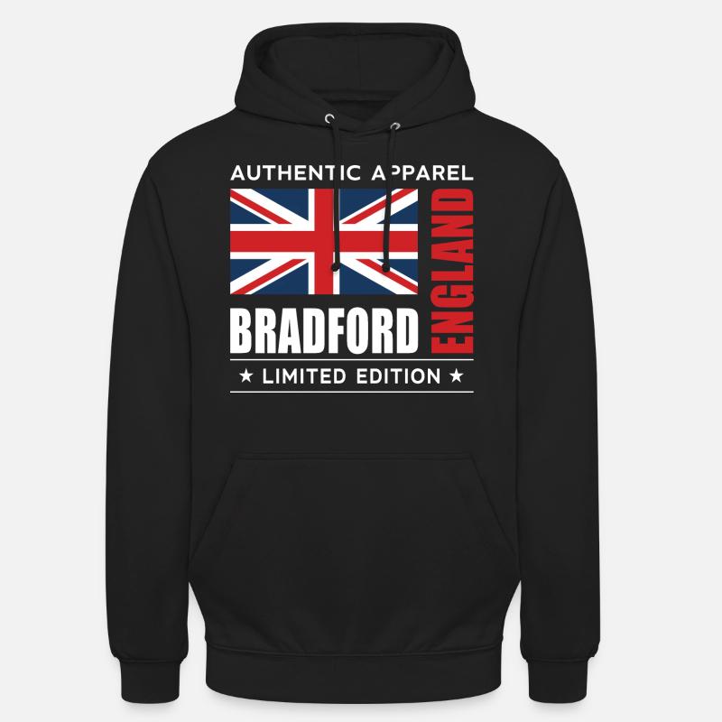 Bradford - Sweat-shirt à capuche unisexe - noir