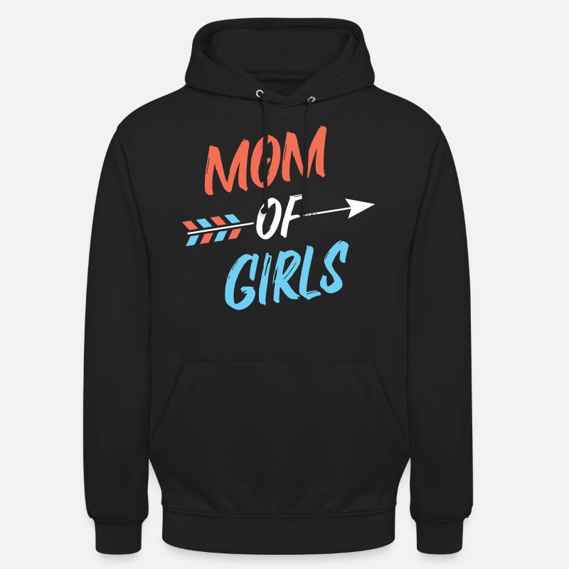 Mutter von Mädchen - Unisex Hoodie - Schwarz