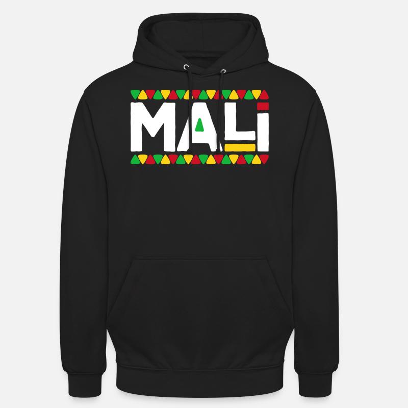 Malien Drapeau Mali - Sweat-shirt à capuche unisexe - noir