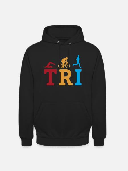TRI Triathlete Triathlon - Unisex Hoodie - black