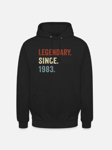 Legendary since 1983 - Unisex Hoodie - black