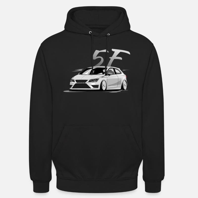 Leon de la fr, faible, profond, Stanced, Cupra - Sweat-shirt à capuche unisexe - noir