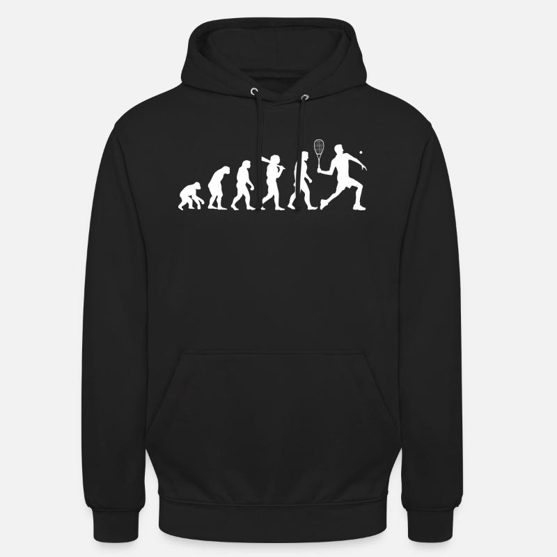 Evolution Squash Player - Unisex Hoodie - black