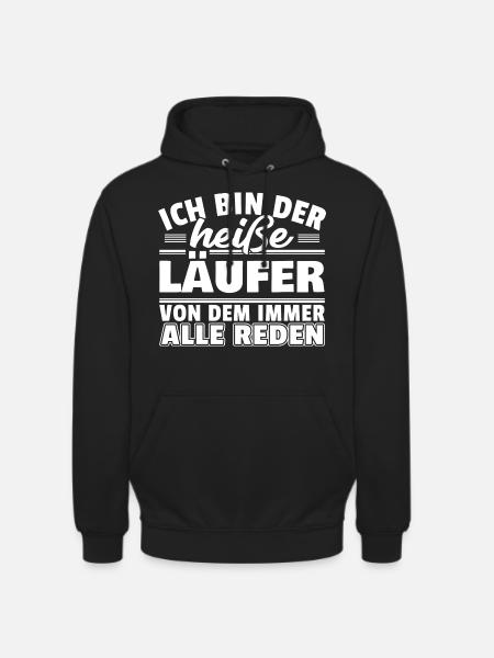 Heißer Läufer - Unisex Hoodie - Schwarz