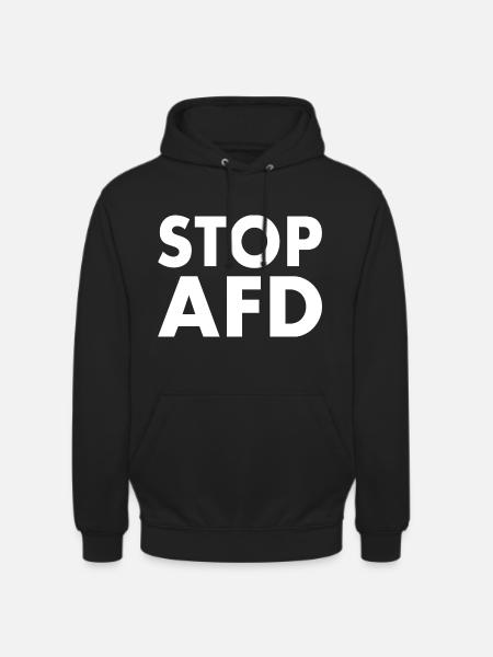Stop afd - Unisex Hoodie - Schwarz