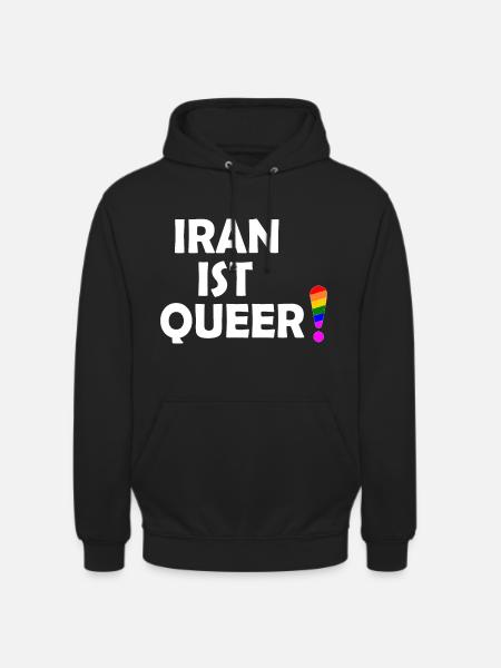 Iran ist queer - Unisex Hoodie - Schwarz